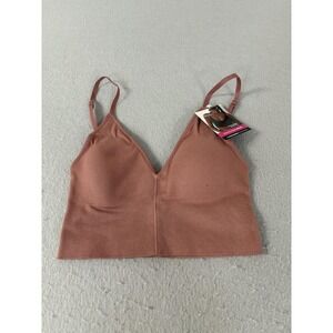 Maidenform Cami Bra Womens Small Pure Comfort Seamless Wireless V-Neck DM2302